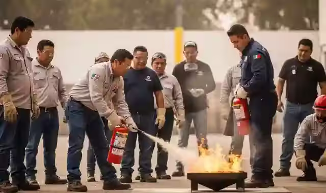 Capacitación contra incendios y formación de brigadas certificadas NOM-002-STPS con constancias DC-3