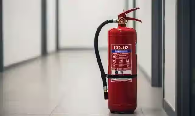Extintor de Dióxido de Carbono CO2 sin residuos - ideal para equipos electrónicos, data centers y servidores