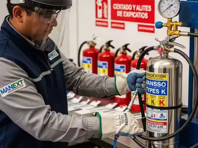 Prueba Hidrostática Extintores Tipo K